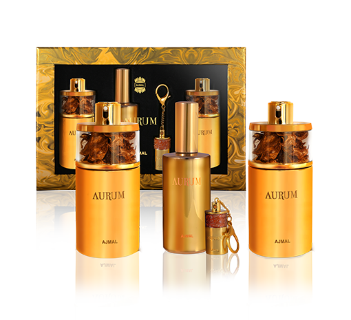 AURUM G/S(2 EDP+COLOGNE+SOLID PERUME)