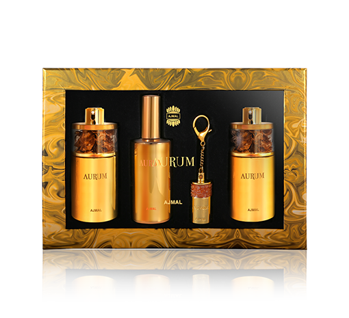 AURUM G/S(2 EDP+COLOGNE+SOLID PERUME)