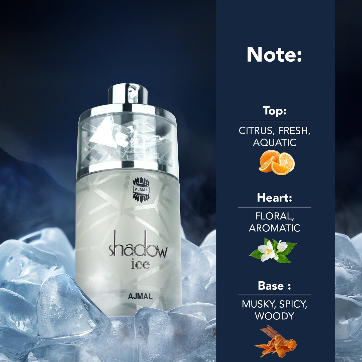 SHADOW ICE  EAU DE PARFUM 75 ML