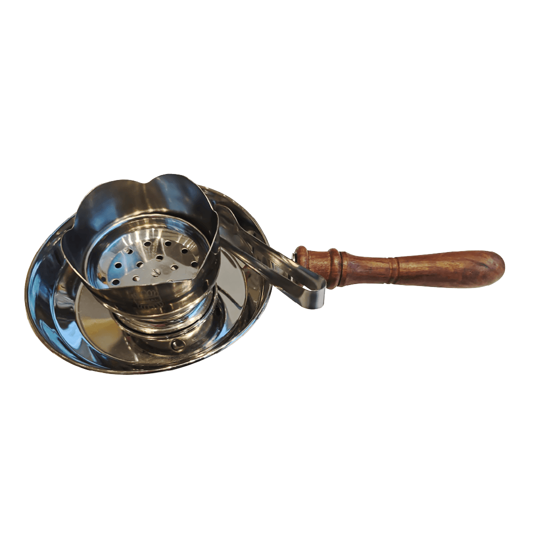 CHARCOAL BURNER (METALLIC)